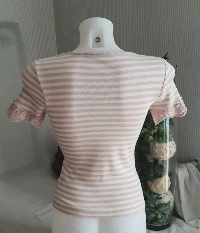 Caroll women's striped t-shirt size 36 – photo 5